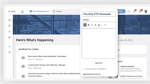 context-aware announcements